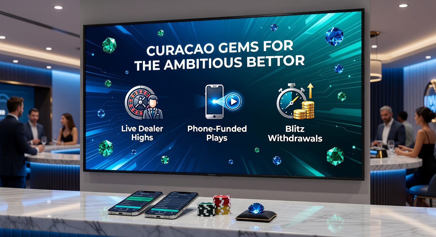 Mobile phone screen displaying a phone bill deposit confirmation alongside a fast withdrawal dashboard on a Curacao casino app