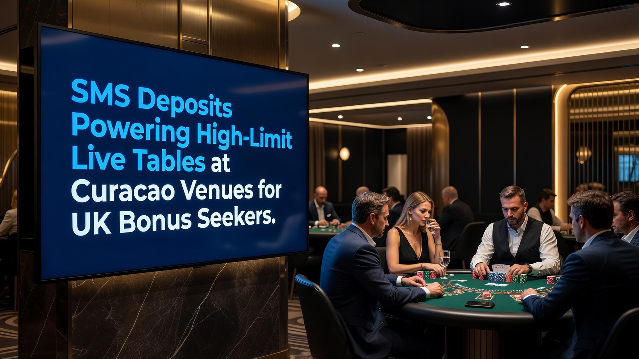 Live dealer studio setup at a Curacao-licensed platform featuring high-limit baccarat and roulette tables